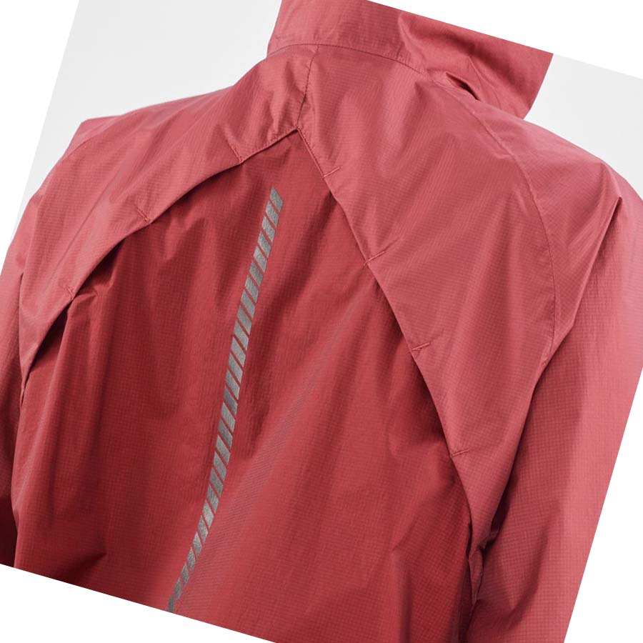 Chaquetas Salomon BONATTI WATERPROOF Mujer Rojos | MX 2472MQZ